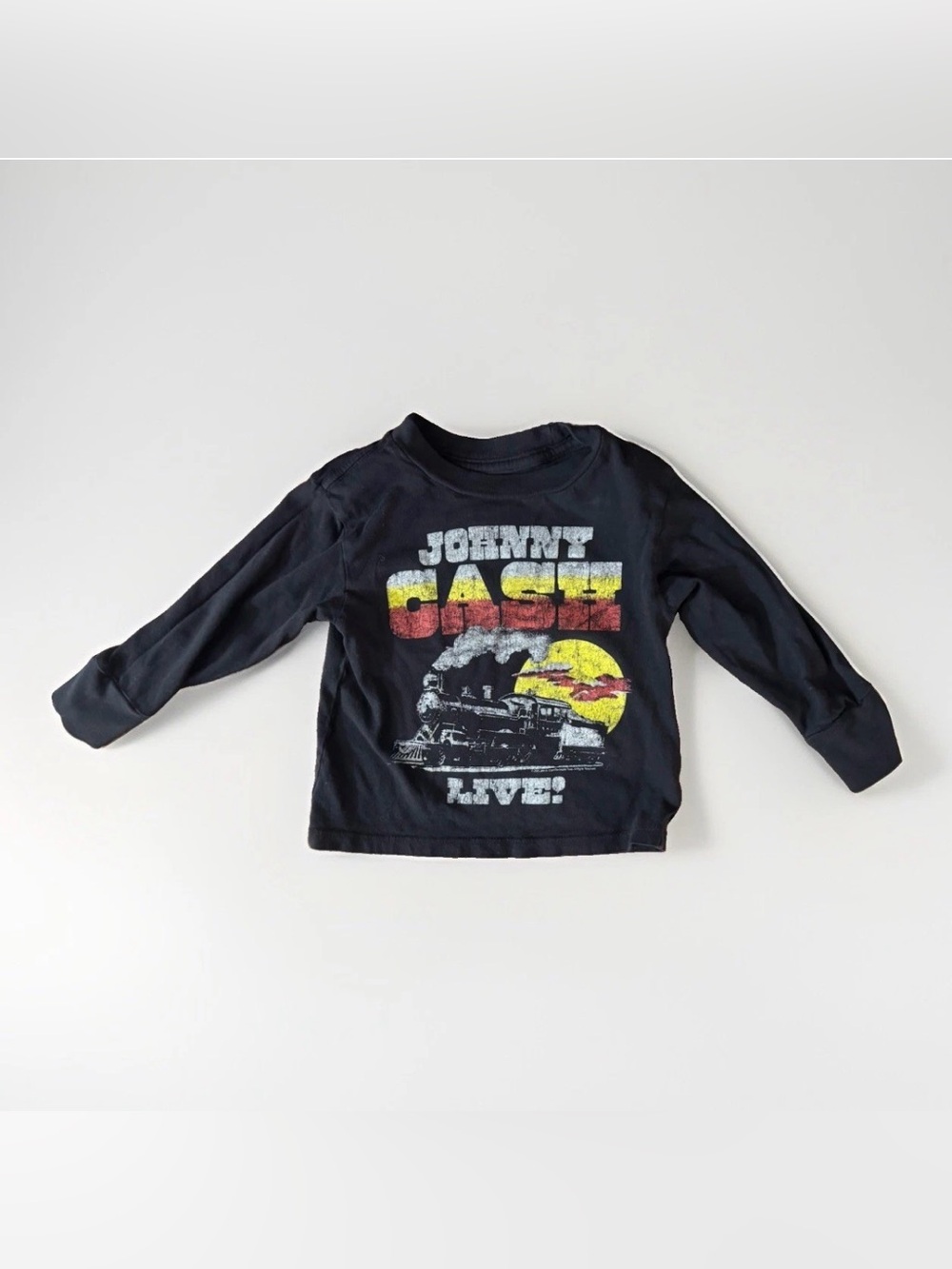 Rowdy Sprout Johnny Cash Ring of Fire Long Sleeve 6-12M